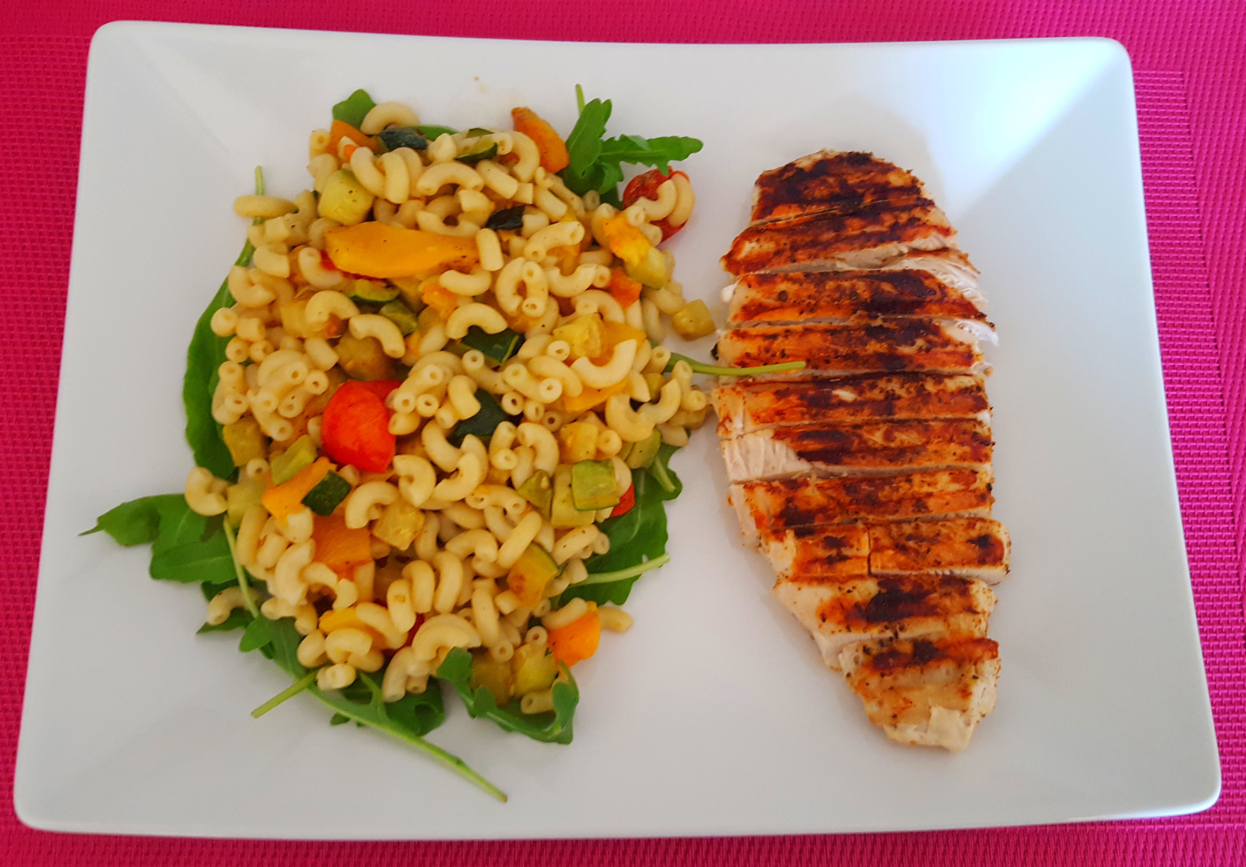 salade de pâtes aux légumes grillés salade de pâtes aux légumes grillés