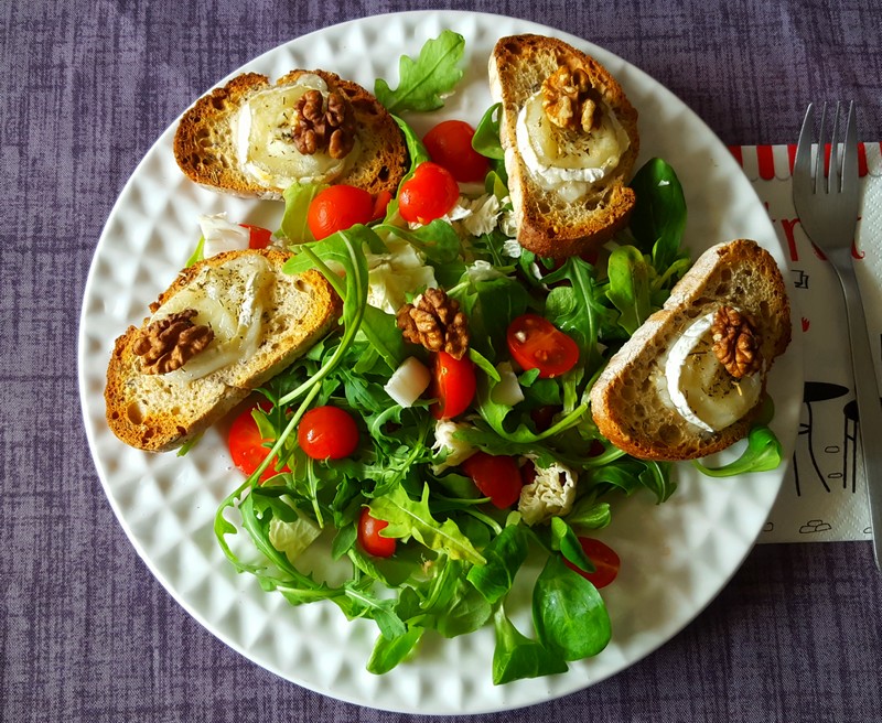 Salade de chèvre chaud (3)