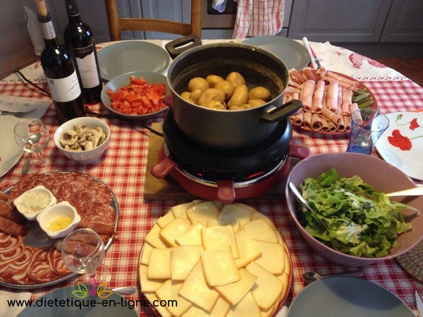 Raclette diététique - Aurélie Raclette diététique - Aurélie