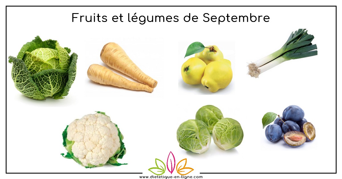 Fruits et légumes du mois de Septembre Fruits et légumes du mois de Septembre