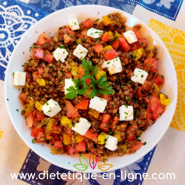 Salade de Lentilles Originale ! - Diététique En Ligne Salade de Lentilles Originale ! - Diététique En Ligne