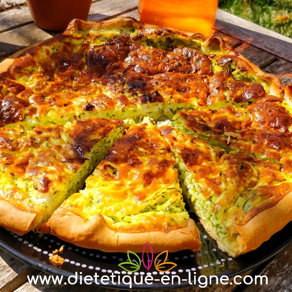 Tarte Courgette Moutarde - Recette - Diététique En Ligne Tarte Courgette Moutarde - Recette - Diététique En Ligne