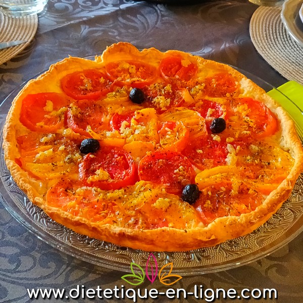 Tarte à la Tomate Recette Provençale - Diététique En Ligne Tarte à la Tomate Recette Provençale - Diététique En Ligne