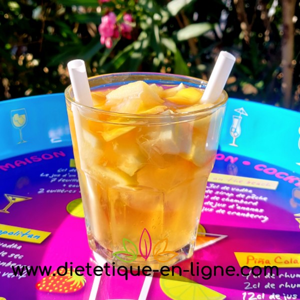Thé Glacé Maison Infusé à Froid - Diététique en ligne Thé Glacé Maison Infusé à Froid - Diététique en ligne