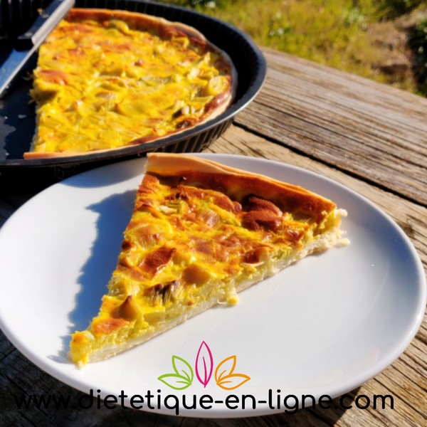 Tarte aux Poireaux Recette Légère - Diététique En Ligne Tarte aux Poireaux Recette Légère - Diététique En Ligne
