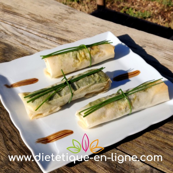 Saumon en Papillote de Brick - Recette Légère - Diététique En Ligne Saumon en Papillote de Brick - Recette Légère - Diététique En Ligne