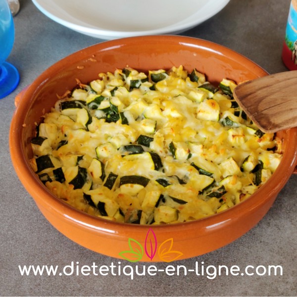 Recette Gratin de Pâtes à la Courgette - Diététique En Ligne Recette Gratin de Pâtes à la Courgette - Diététique En Ligne