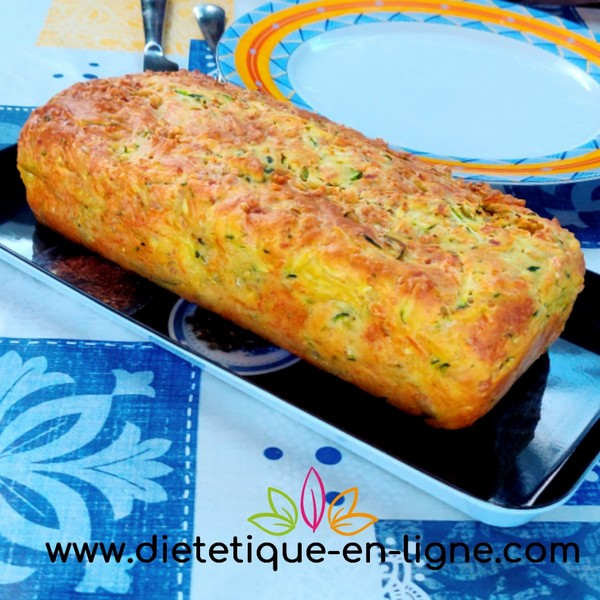 Cake Courgette Chèvre Lardon - Diététique En Ligne Cake Courgette Chèvre Lardon - Diététique En Ligne