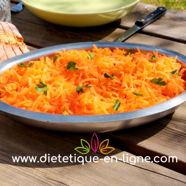 Recette Carottes Râpées Citron - Diététique En Ligne Recette Carottes Râpées Citron - Diététique En Ligne