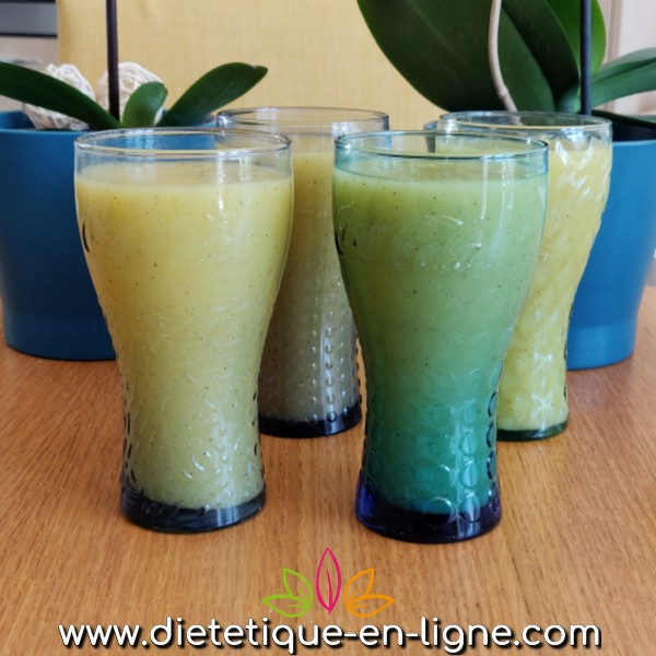 Smoothies Pomme Kiwi - 3 Recettes - Diététique En Ligne Smoothies Pomme Kiwi - 3 Recettes - Diététique En Ligne