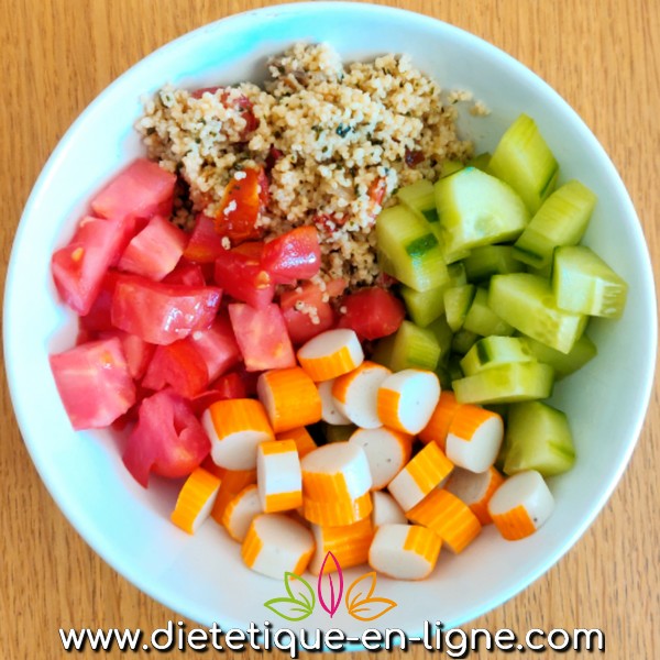 Taboulé Tomate Concombre Rapide - Diététique En Ligne Taboulé Tomate Concombre Rapide - Diététique En Ligne