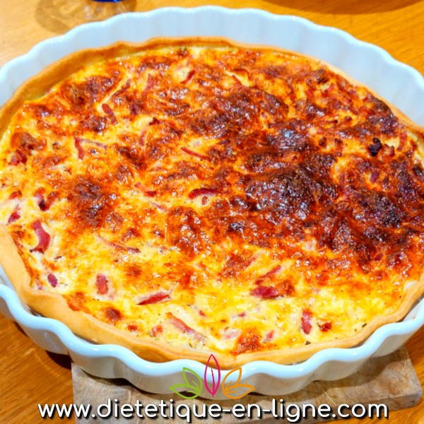 Quiche Lorraine Facile et Rapide - Diététique En Ligne Quiche Lorraine Facile et Rapide - Diététique En Ligne