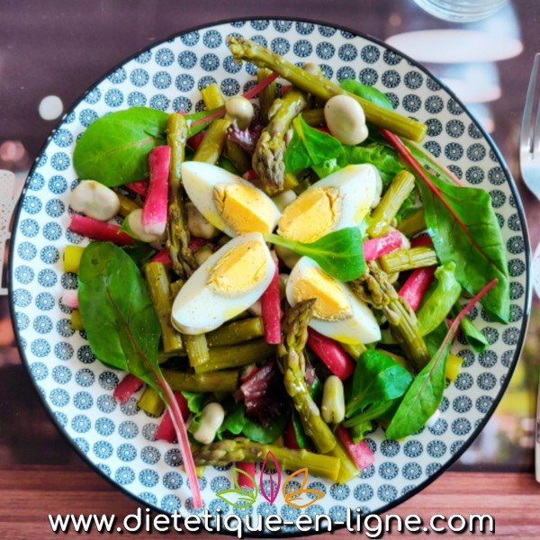 Salade Printanière - Recette Légère - Diététique En Ligne Salade Printanière - Recette Légère - Diététique En Ligne