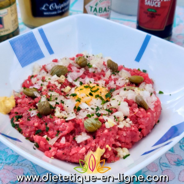 Steal Tartare Maison - Recette - Diététique En Ligne Steal Tartare Maison - Recette - Diététique En Ligne